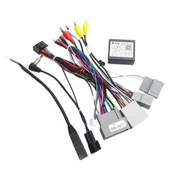 16-контактный автомобильный головной блок жгут проводов адаптер питания кабель с Canbus для Honda Jade XR-V Vezel Fit GK 2013-2019 without canbuswit