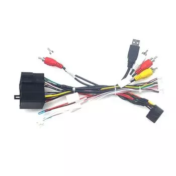 16-контактный кабель питания для автомагнитолы с блоком Canbus для KIA Sorento 2010-11 Cerato 10-12