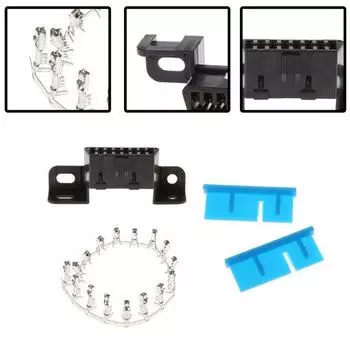16-контактный разъем OBD2 16-контактный адаптер OBD2 автомобильные аксессуары OBDII