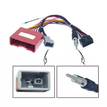 16-контактный стереоадаптер, кабель питания, жгут проводов для Mazda 2/3/6 2008-2021