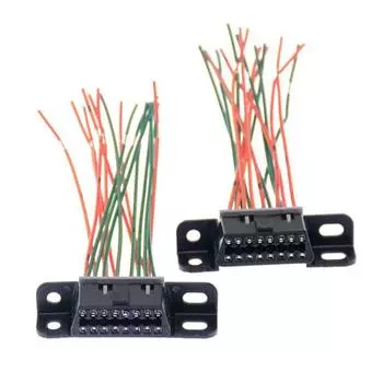 16-контактный универсальный разъем для обнаружения автомобильного компьютера, основная линия, адаптер кабеля OBD2