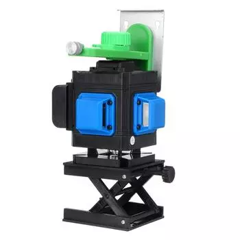 16 Lines 4D Laser Level APP Control Self-Leveling 360 Horizontal and Vertical Cross Super Powerful Blue Laser Level W/ 2 Battery Type 1