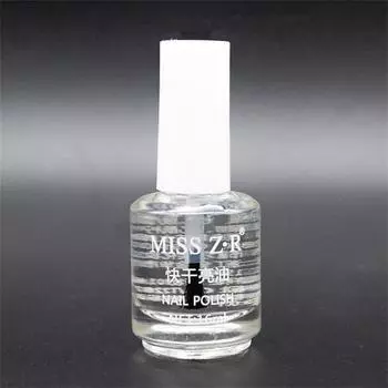 16 мл немаслянистый прозрачный быстросохнущий лак для ногтей защищает масляный лак для ногтей белый