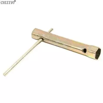 16 мм 18 мм автомобильный свечной торцевой ключ с накидной головкой, инструмент, двухсторонний трубчатый гаечный ключ с торсионной рукояткой для ремонта мотоцикла и автомобиля