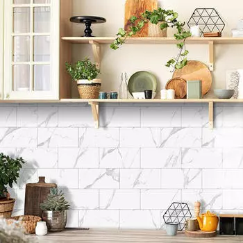 16 наклеек на обои, настенные панели из мрамора для домашнего декора