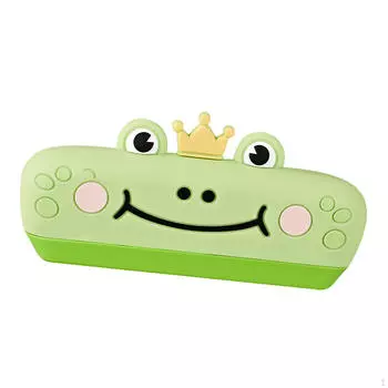 16 отверстий губная гармошка, мультяшный музыкальный инструмент игрушка для игры в путешествия, frog