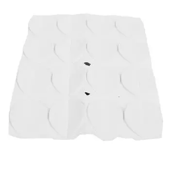 16 Pairs Shoe Sole Repair Patch Rubber Slip Resistant Wearproof Worn Heel Repair Patch for All белый