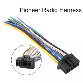 16-Pin Car Stereo Radio Wiring Harness Connector For-Pioneer DEH12/DEH23/DEH2300