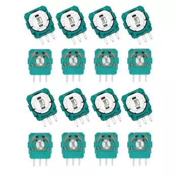 16 шт. 2k3 Ом потенциометр замена для контроллера Dualsense PS5 запасная часть подстроечный резистор модуль датчика для аналогового джойстика ALPS
