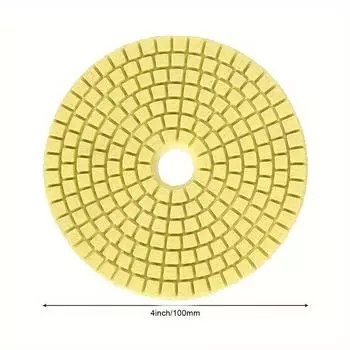 16 шт. 4-дюймовые 100 мм алмазные полировальные диски для влажной/сухой полировки гранита, камня, бетона, мрамора, набор шлифовальных дисков