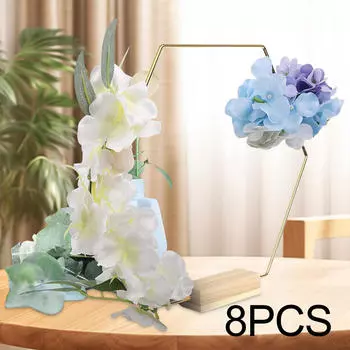 16 шт., цветочный обруч, венок, кольца, центральный элемент, аксессуары для дома, набор ремесленных макраме