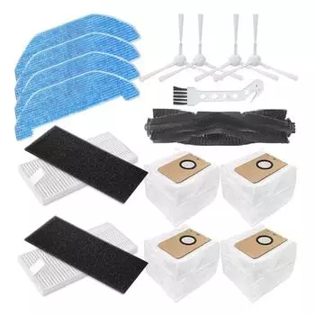 16 шт. для робота-пылесоса Neabot Q11, аксессуары, основная боковая щетка, салфетка для швабры, фильтр HEPA, пылесборник, запасные части CHINA