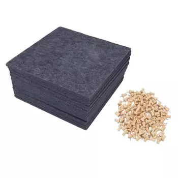 16 шт. фетровых досок объявлений, многоцелевые плитки для досок объявлений с безопасными съемными клейкими вкладками для Wa