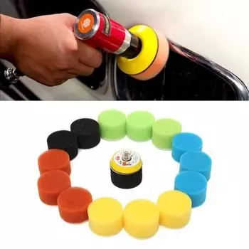 16 шт./компл. 2-дюймовые полировальные круглые полировальные подушечки для автомобиля, полировщик, восковой инструмент