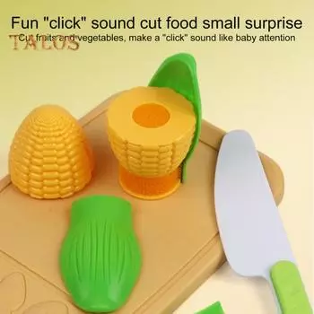 16 шт./компл. Игрушка для резки еды, имитация фруктов, овощей, кожуры, нарезки, обучающая игрушка для малышей, мальчиков и девочек, ролевые игры, кухонные принадлежности, игровой набор 1 Set