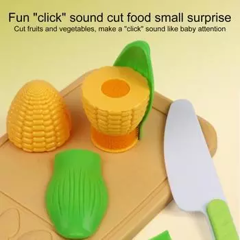 16 шт./компл. Игрушка для резки еды, имитация фруктов, овощей, кожуры, резки, образовательная