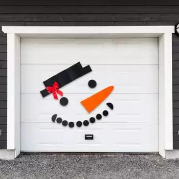 16 шт./компл., Рождественский снеговик, сделай сам, украшения, уличные украшения для гаражных ворот для дома, Рождество, праздник, Рождество, Новый год, декор