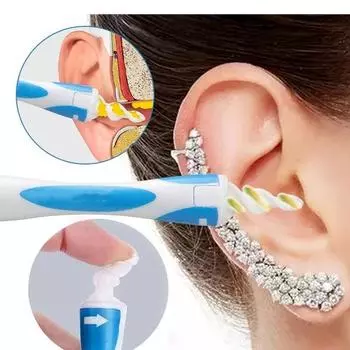 16 шт./компл., силиконовый инструмент для ухода за ушами, мягкий спиральный инструмент для ухода за ушами, инструмент для очистки ушной серы, инструмент для удаления ушной серы, силиконовый инструмент для ухода за ушами 16pcs-set