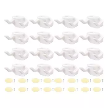 16 шт. крючки для шляп универсальные бейсбольные кепки крючок для шляп клейкая стойка для шляпы крючки для настенного дома белый