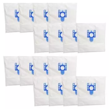 16 шт. мешков для мусора для пылесоса Miele GN/FJM серии S83310 8390 S2121 S2110 S421I S456I сменный мешок для пыли белый