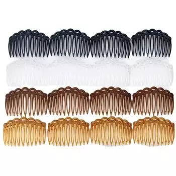 16 шт./набор Простые и стильные гребни для волос с 11 зубцами в французском стиле для женщин и девушек, головные уборы, аксессуары для волос Hair Combs