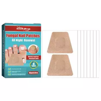 16 шт. Наклейки для восстановления ногтей, ночной пластырь без клея, восстанавливает внешний вид обесцвеченных или поврежденных ногтей для восстановления ногтей на ногах 1 psc