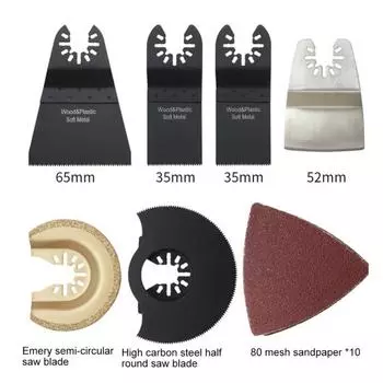 16 шт., осциллирующие многофункциональные пилы, резак Ryobi Fein Multimaster Ridgid