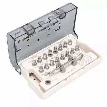 16 шт. Отвертка для зубного импланта из нержавеющей стали Профессиональная термостойкая точная оральная