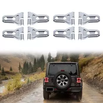 16 шт. передняя крышка капота двигателя автомобиля пряжка отделка внешние аксессуары декоративная отделка для Jeep Wrangler JL JLU 2018-2024 CHINA