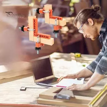 16 шт. позиционирующие квадраты 90 градусов зажимной инструмент точные деревообрабатывающие соединения шкафы рамки прямоугольный локатор 16pcs