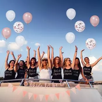 16 шт. розового золота невеста будет бриллиантовый баннер украшения девичник принадлежности декор