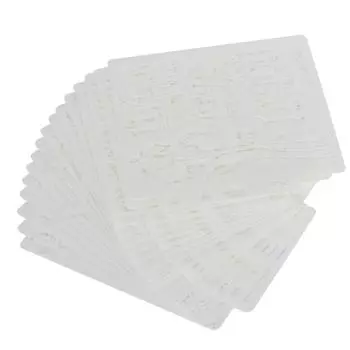 16 шт. шаблон для рисования, полый, точечный рисунок, отвал, буква, узор, декоративная карта