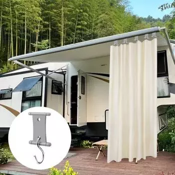 16 шт. световых зажимов, крючки для тента, простые в установке универсальные двухсторонние держатели для ламп, вешалки для тента автофургона 16pcs