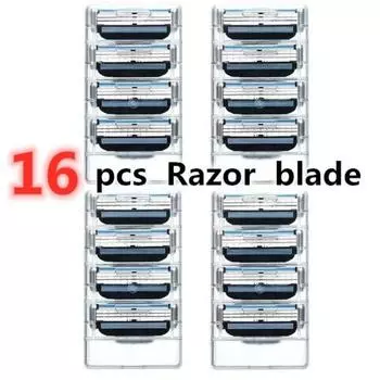 16 шт./упак. лезвия для бритвы высокого качества, подходят для жилетов, лезвия для бритья для Mache 3 16pcs