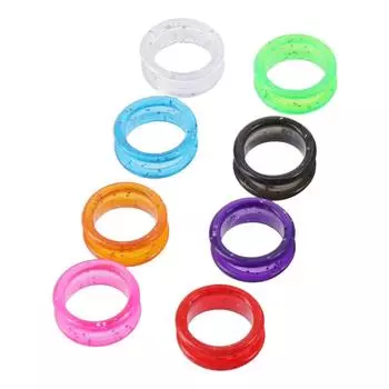 16 шт., вставки для большого пальца, кольца для парикмахера, защита для пальцев, ножницы для домашних животных, кольцо, аксессуары для ножниц