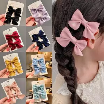 16 шт. Заколка-бант для волос Элегантные заколки для волос с цветами для детей и женщин Набор Заколка Аксессуары для волос Корейский стиль Аксессуары для волос