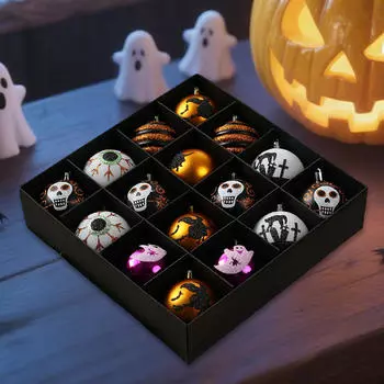16 штук Хэллоуин Подвесные украшения Аксессуары Внутренние декоративные принадлежности Украшение для спальни