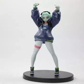 16 см аниме киберпанк Edgerunners Ребекка фигурка стоящая модель игрушка подарочная коллекция кукла