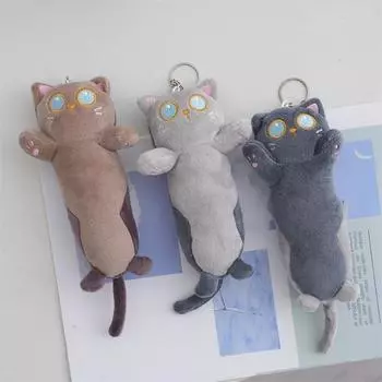 16 см Милые плюшевые игрушки для кошек с голубыми глазами Мягкая хлопковая кукла Игрушка Рождественские подарки Подарки на день рождения для девочек 11cm-30cm
