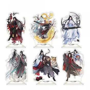 16 см в высоту аниме «Великий мастер демонического совершенствования» акриловые стоячие фигурки декоративные гуманоидные фигурки/игрушки для показа 16cm