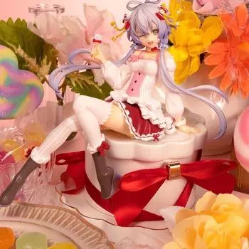 16 см высота конфета Ло Тяньи сидящая милашка настольный компьютер орнамент фигурка подарок Luo Tianyi