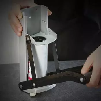 16 унций, 500 мл, большая консервная дробилка 2 в 1, открывалка для бутылок, настенный инструмент для переработки, для легкого прессования банок и снятия крышки чёрный