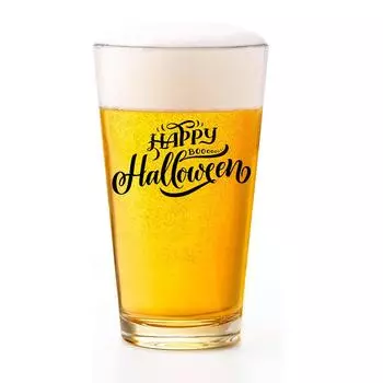 16 унций Премиальная пивная кружка Элегантный стакан из прозрачного стекла для коктейлей Воды Сока Домашние бары Вечеринка Хэллоуин Подарок 401-500ml