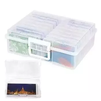 16 внутренних органайзеров для хранения фотографий, пластиковые карты, наклейки для хранения поделок чистый