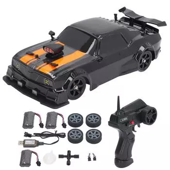 16A04 116 RC Drift Car 4 Wheel Drive LED Light 18kmh High Speed Anti Interference 2.4Ghz RC Car
