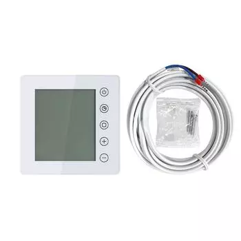 16A Электрический нагревательный термостат SmartLife APP Управление Wi-Fi Отопление Комнатный термостат ЖК-сенсорный экран Electric Heating 16A