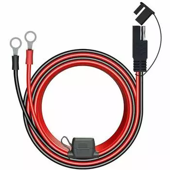 16AWG 4FT 6FT 10FT 2-контактный разъем SAE to O, удлинительный кабель, разъем для зарядного устройства/обслуживающего устройства аккумулятора красный