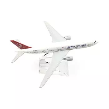 16CM Alloy Aircraft Model Turkish Airlines 777 Collectible With Landing Gear Children s Toy Gift Hobby