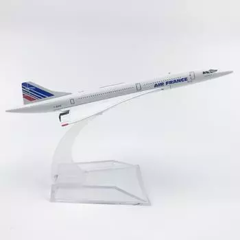 16CM Alloy Airplane Model French Concorde Collection With Landing Gear Children s Toy Gift Hobby