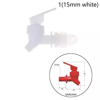 16mm Grain Leak Proof Faucet Water Tap Glass Wine Bottle Jar Barrel Water Tank Faucet With Filter Wine Valve Water Dispense 1pc